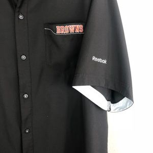 cleveland browns button down shirt